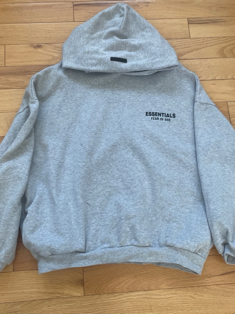 Fear of God Essentials Heather Grey Pullover Hoodie